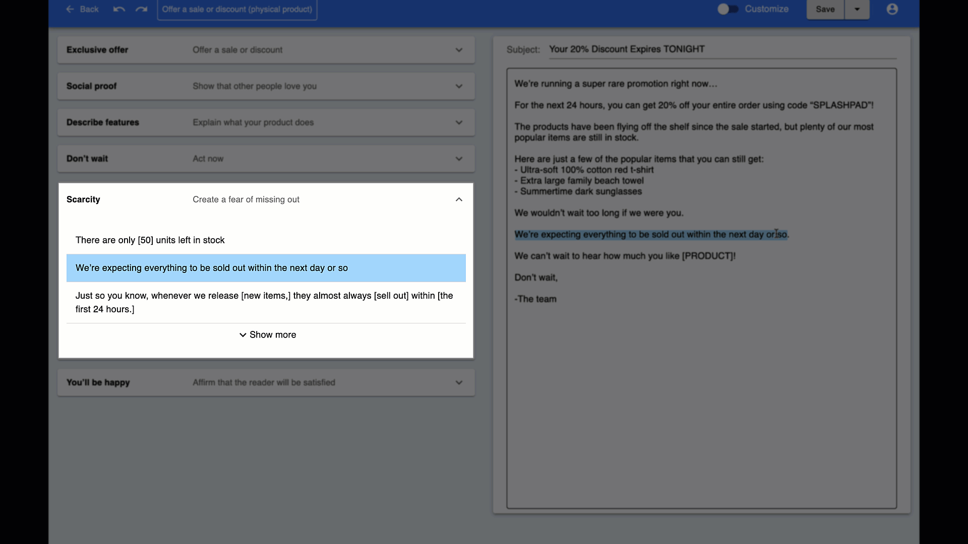 SplashPad writing techniques demo